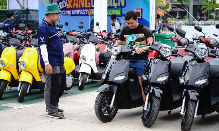 越南电动摩托车销量增长99.2% 位居全球第三